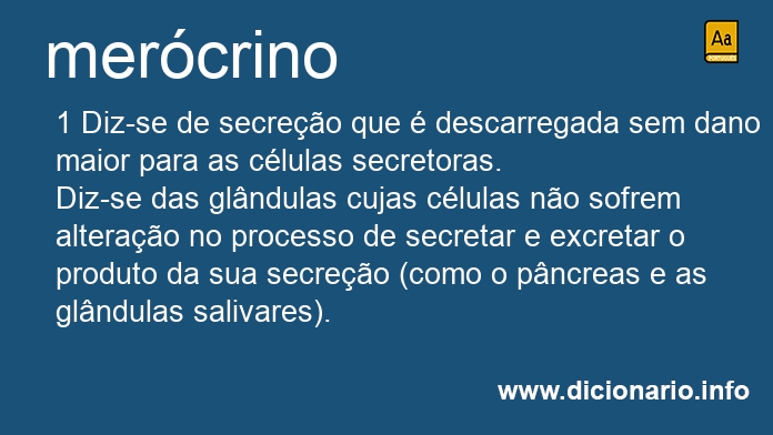 Significado de mercrino