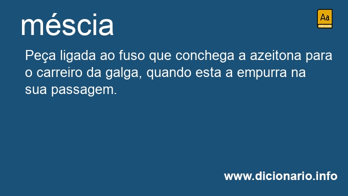 Significado de mscia