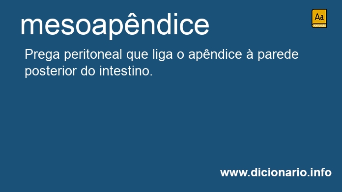 Significado de mesoapndice