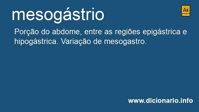 Significado de mesogstrio