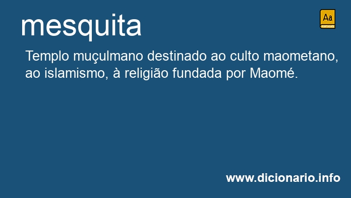 Significado de mesquita