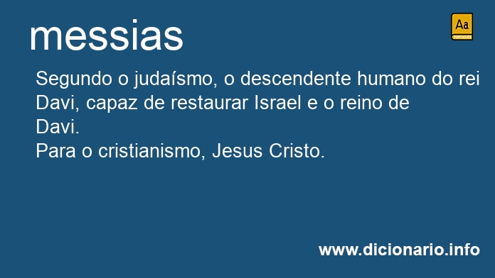 Significado de messias