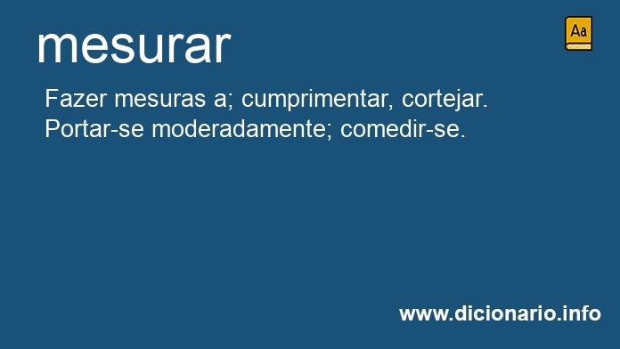 Significado de mesure