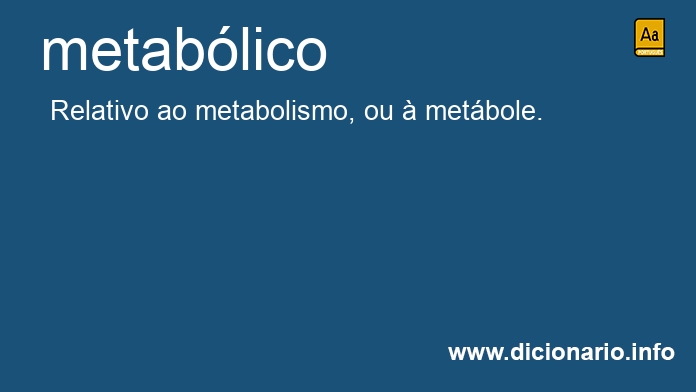 Significado de metablico