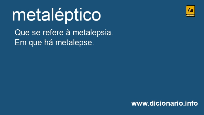 Significado de metalptica