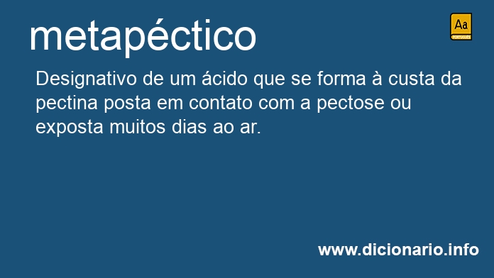 Significado de metapctico