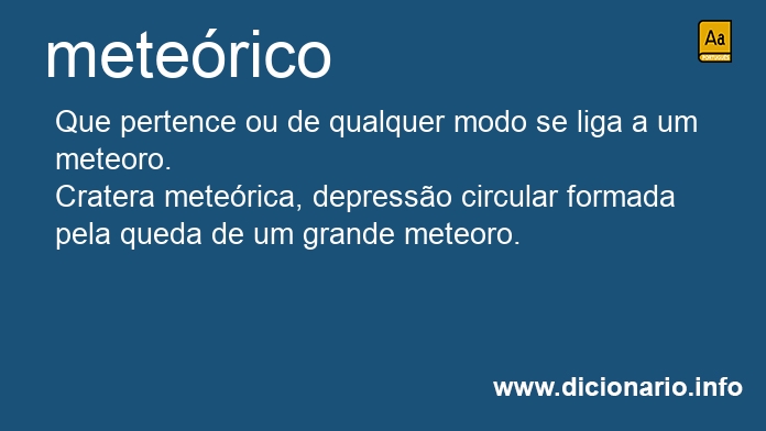 Significado de meterica