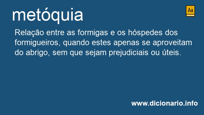 Significado de metquia