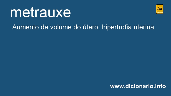 Significado de metrauxe