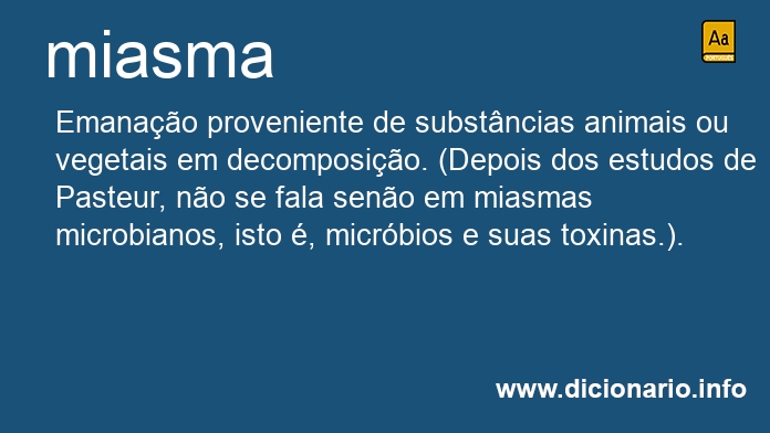 Significado de miasma