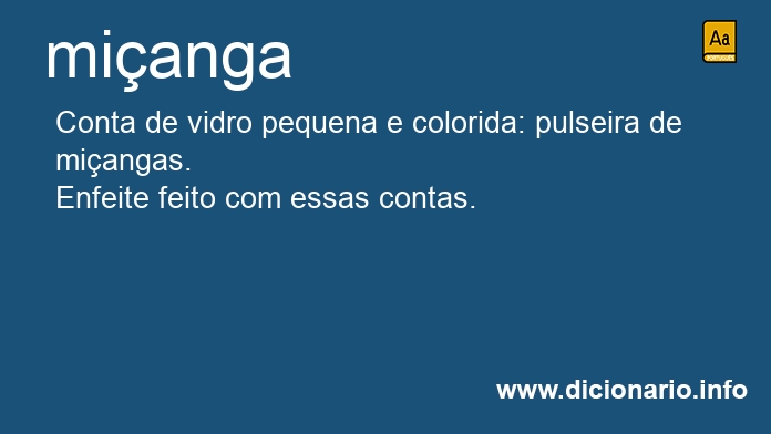 Significado de mianga