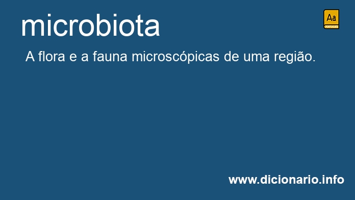 Significado de microbiota