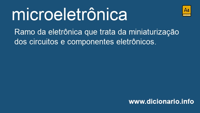 Significado de microeletrnica