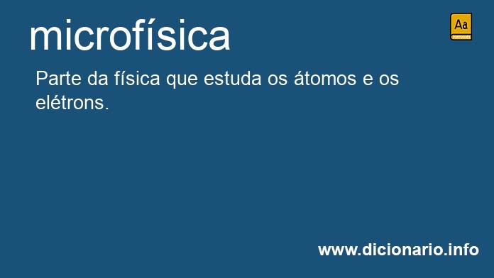 Significado de microfsica