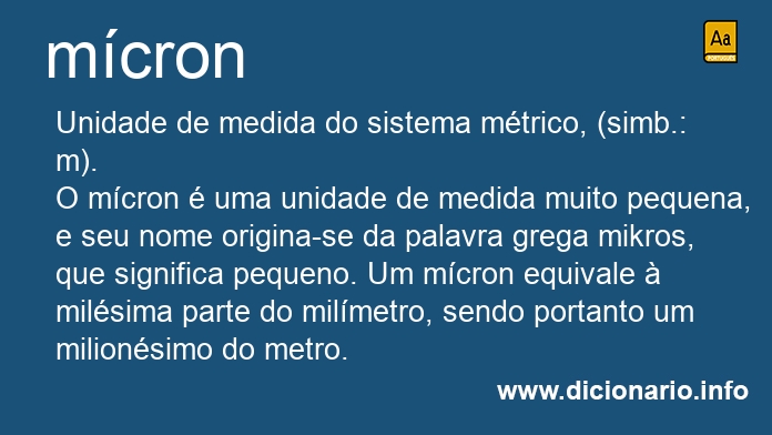 Significado de mcrones