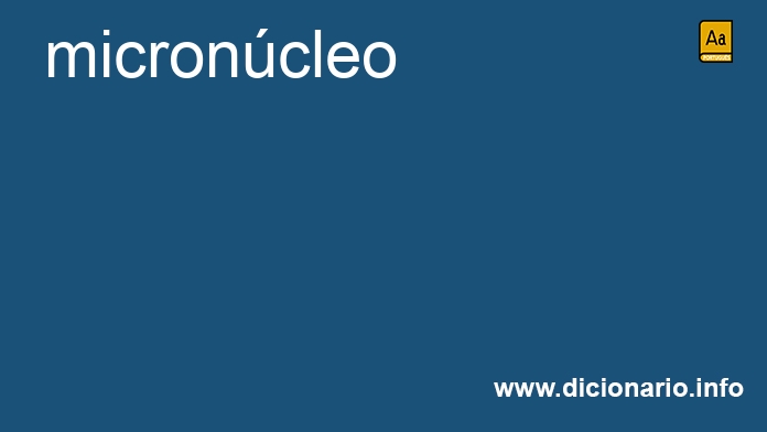 Significado de microncleo