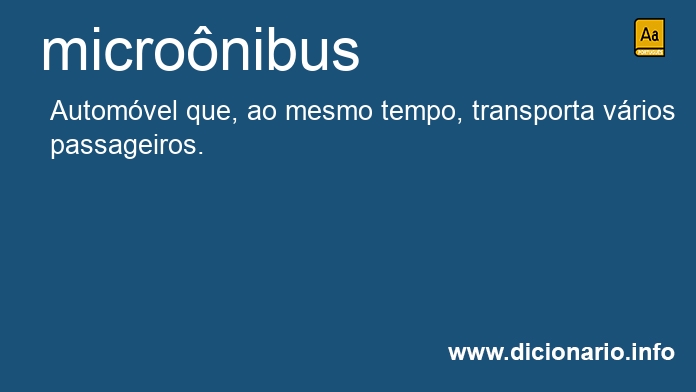 Significado de micronibus
