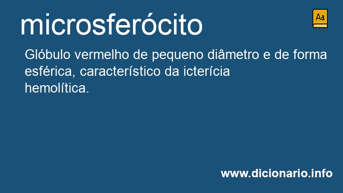 Significado de microsfercito
