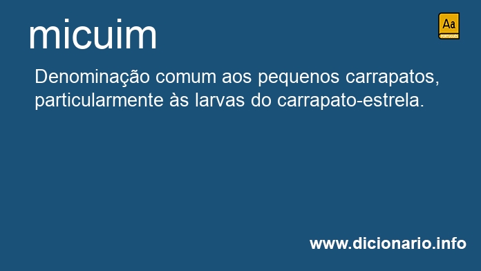 Significado de micuins