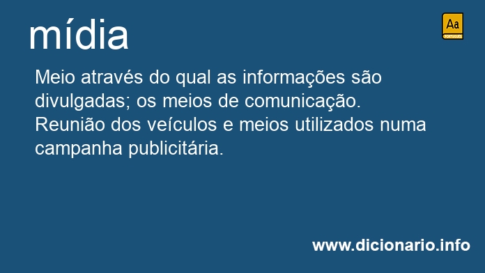 Significado de mdia