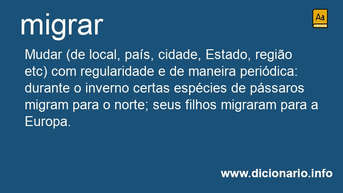 Significado de migraramos