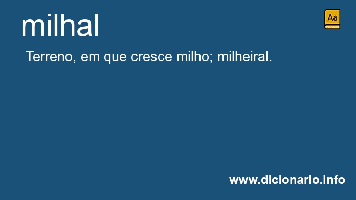 Significado de milhal