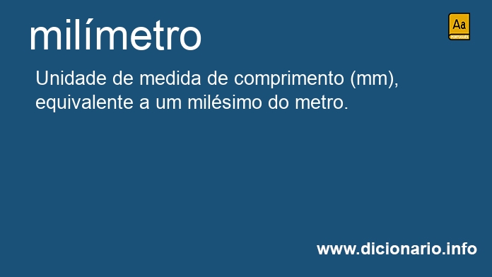 Significado de milmetros