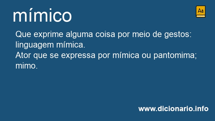 Significado de mmicos
