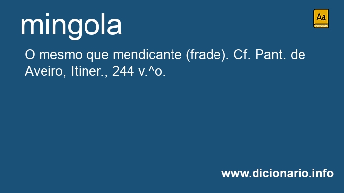 Significado de mingola
