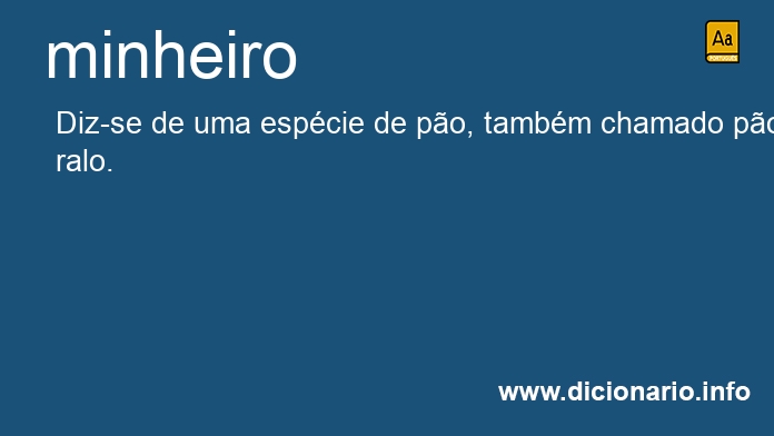 Significado de minheiro