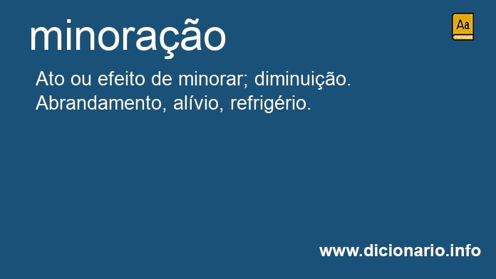Significado de minorao