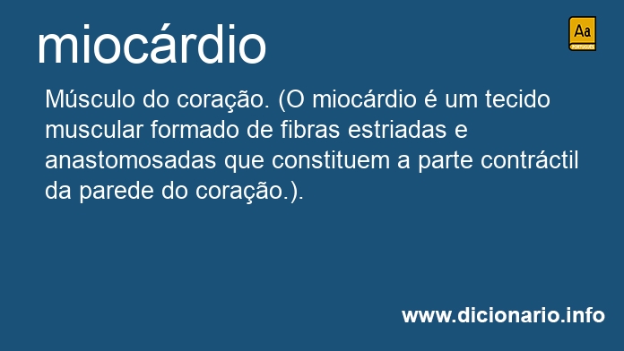 Significado de miocrdio