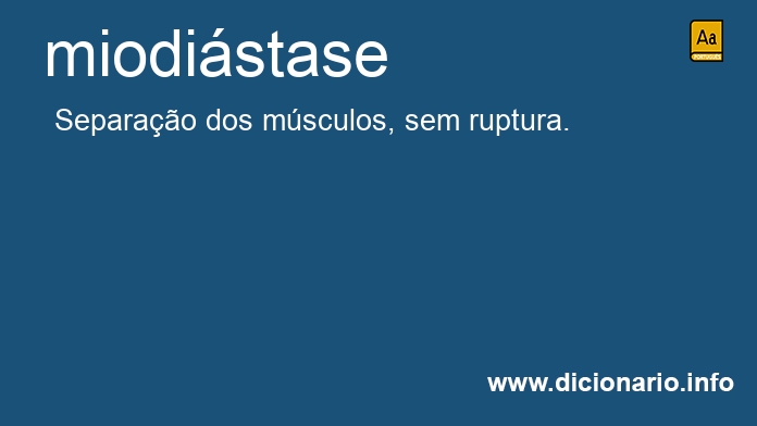 Significado de miodistase