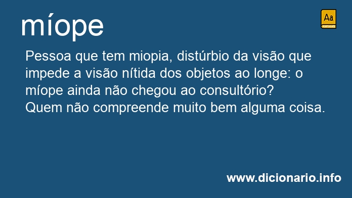 Significado de mope