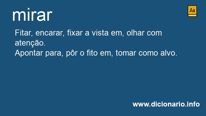 Significado de mirado