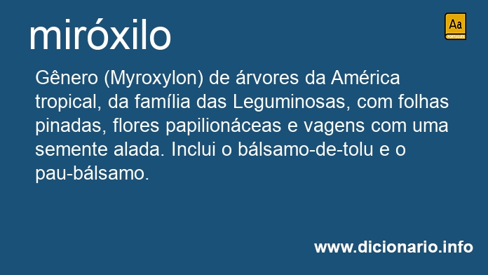 Significado de mirxilo