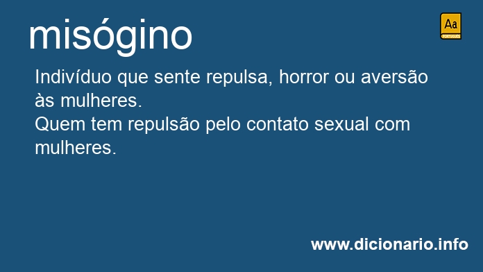 Significado de misgino