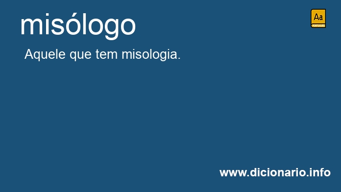 Significado de misloga