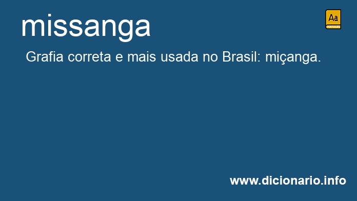 Significado de missanga