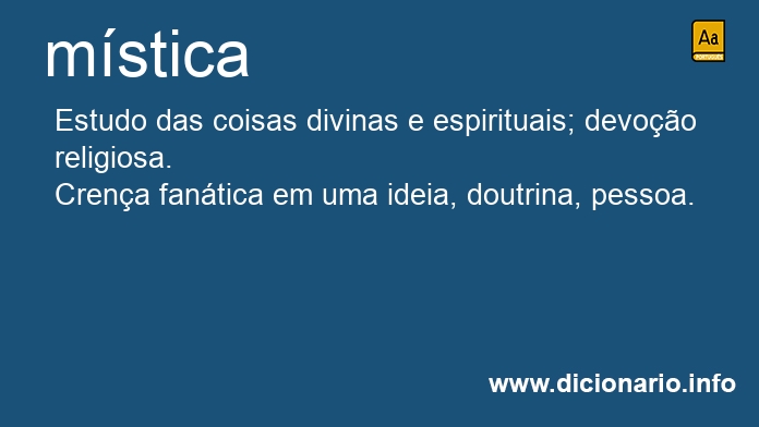 Significado de mstica