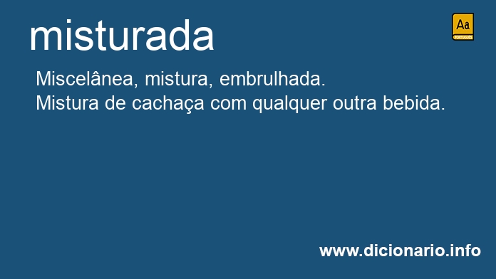 Significado de misturada