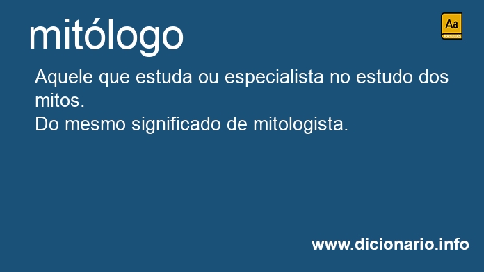 Significado de mitlogo