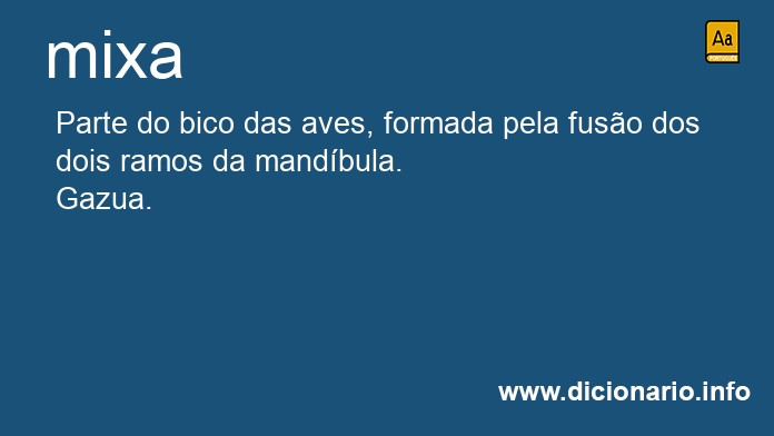 Significado de mixa