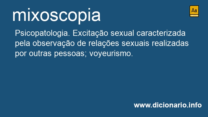 Significado de mixoscopia