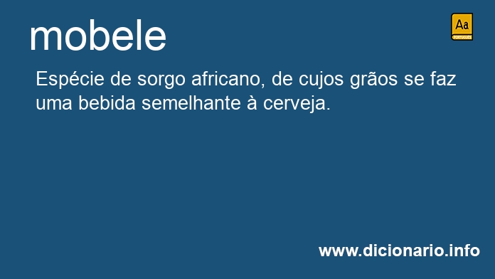 Significado de mobele