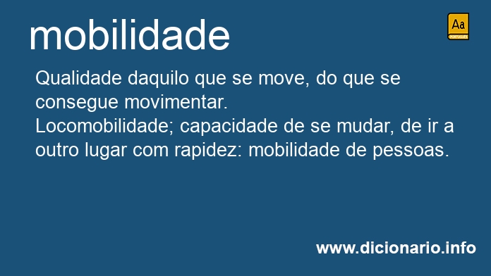 Significado de mobilidade