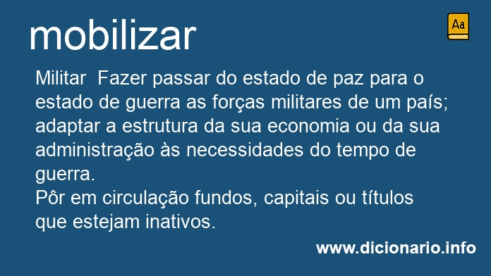 Significado de mobilizado