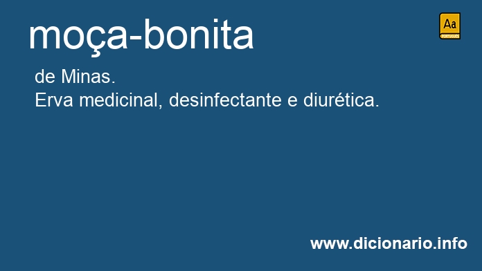 Significado de moa-bonita
