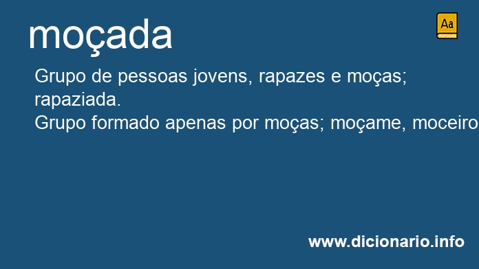 Significado de moada