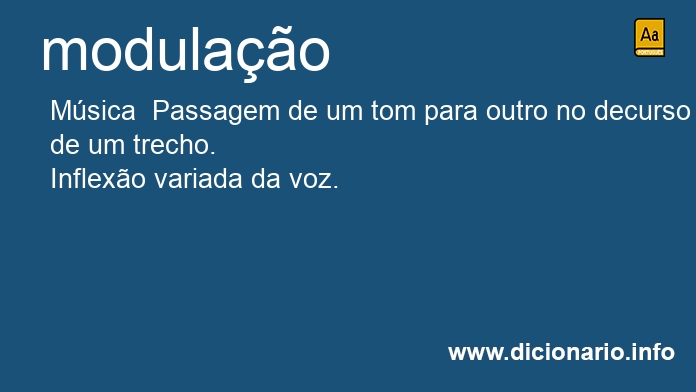 Significado de modulao